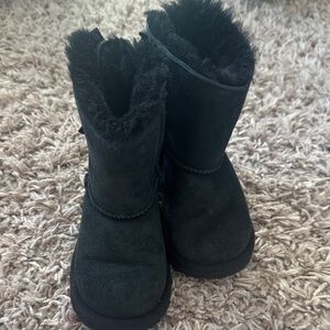 Ugg Tall Cozy Black Fur-Lined Boots